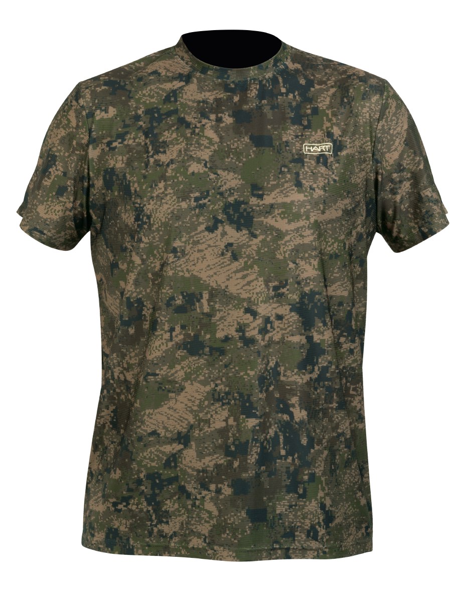 Hart T-Shirt, kurzarm Anti- Insekt Ural Tanatex®-Behandlung, Pixel-Forest, XTRETCH DYNAMIC, DRY SYSTEM