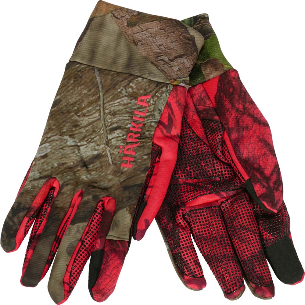 Härkila Fleecehandschuhe Moose Hunter 2.0 MossyOak®Break-UpCountry® /MossyOak®Red