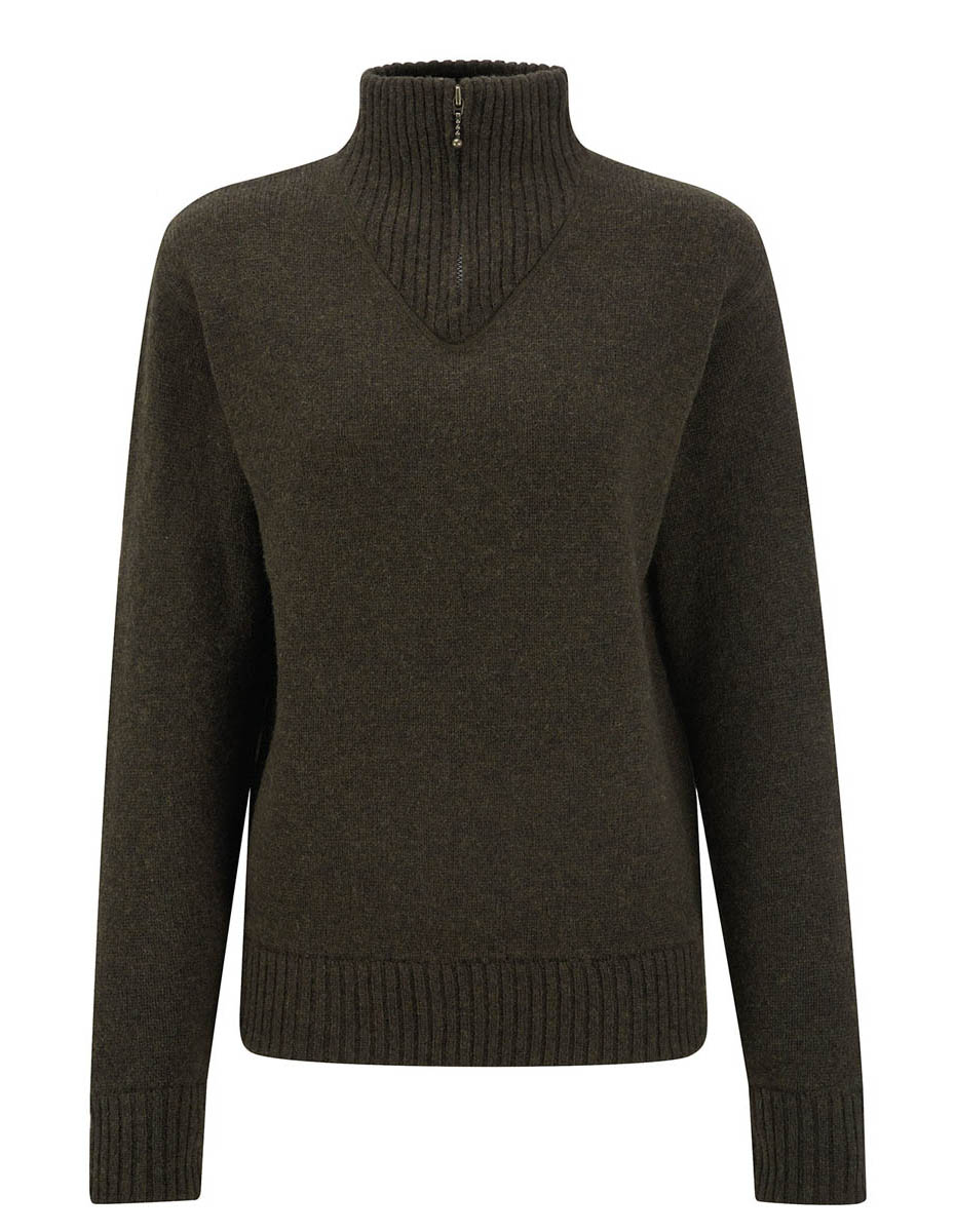 Shooter King Troyer Jumper in der Farbe Olive