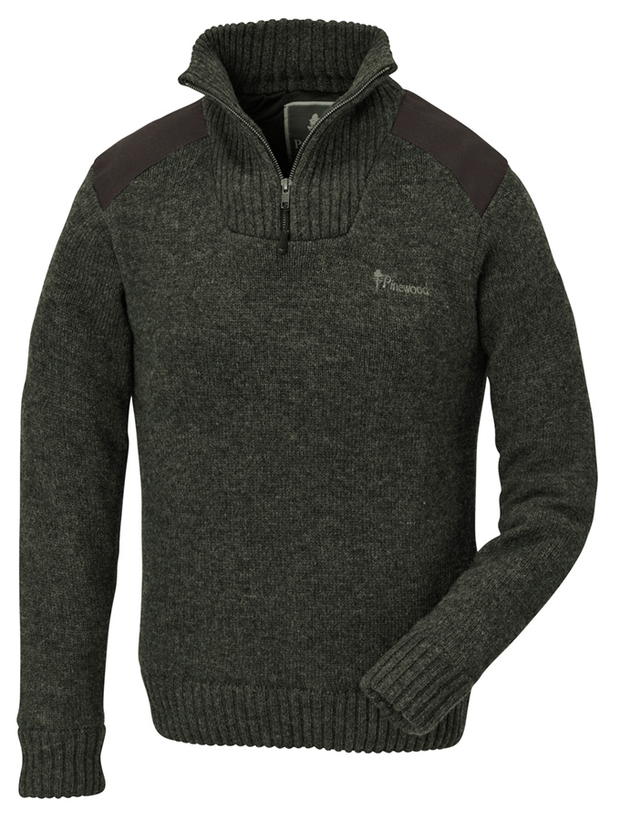 Pinewood Strickpullover Hurricane Strickpullover im klassischen Troyer-Stil, mit Quarter-Zip und femininem Schnitt. 