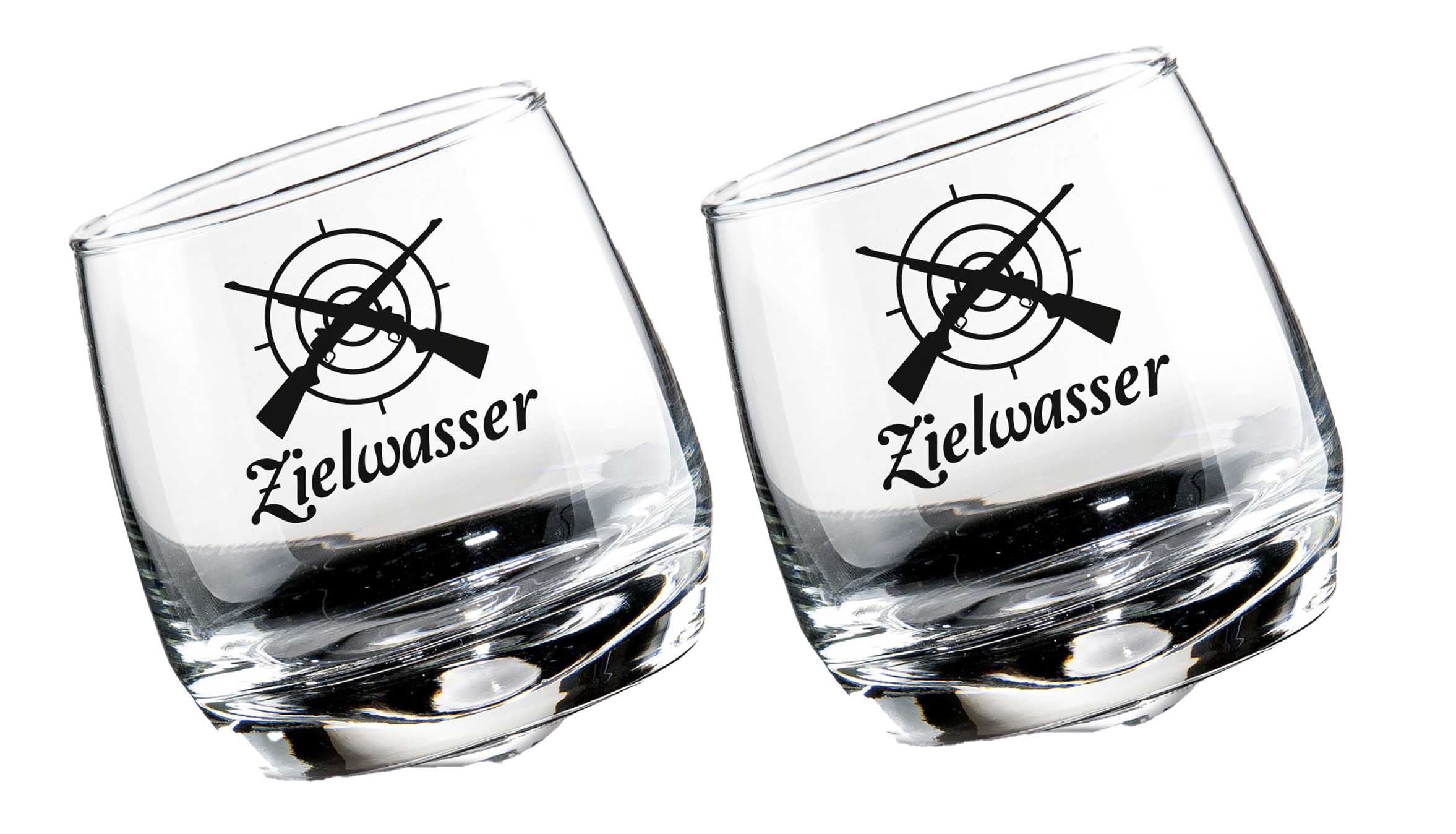 Wackelglas Zielwasser   2er Set / 27 CL