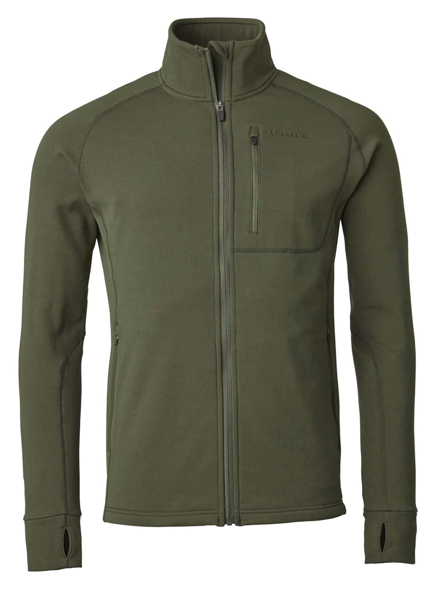 Chevalier Jacke Chevalier Fleecejacke Tay Tecnostretch® (dark green) Aus italienischem Hightech-Gewebe Strapazierfähig Wärmend