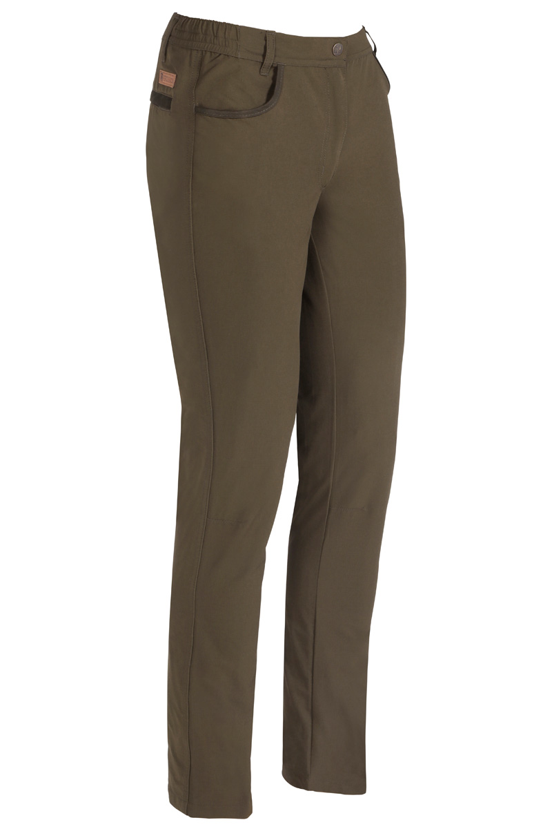 Die leichte Hyperstratch Savane Damen Jagdhose von Percussion ist ideal für warme und trockene Tage.