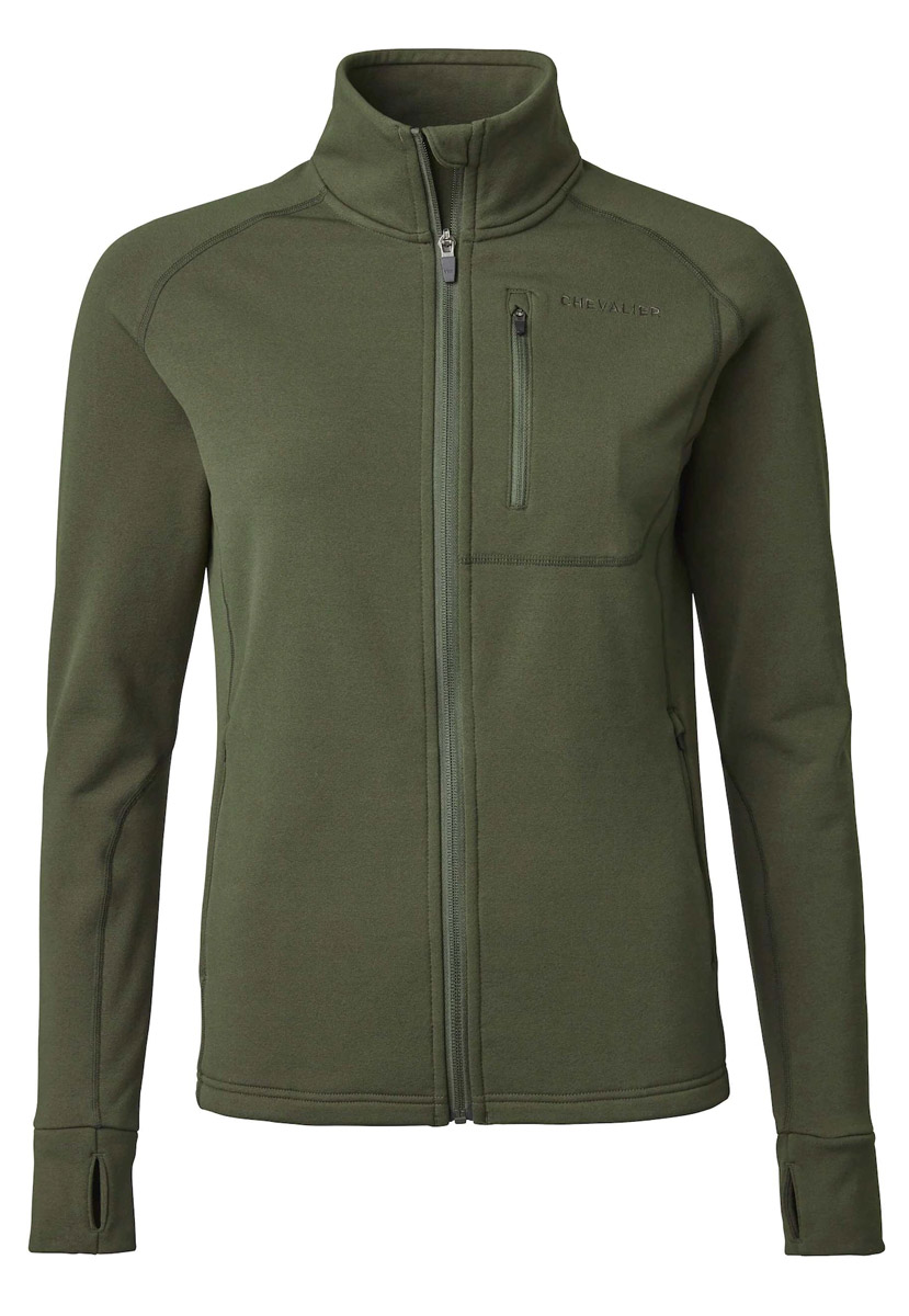 Chevalier Jacke Chevalier Fleecejacke Tay Tecnostretch® (dark green) Aus italienischem Hightech-Gewebe Strapazierfähig Wärmend