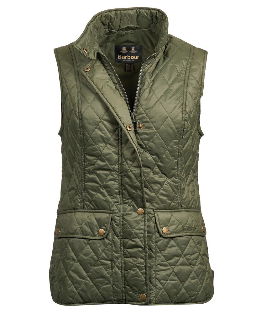 Barbour Weste Otterburn Gilet Weste mit Stehkragen und tiefen Seitentaschen und Pattentaschen mit dezentem Logo