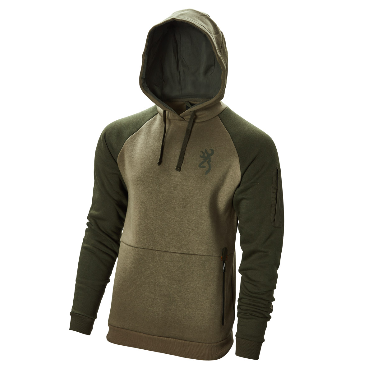 Herren Pullover Snapshot Two Tones von Browning, mit Kapuze und gefüttertem Body