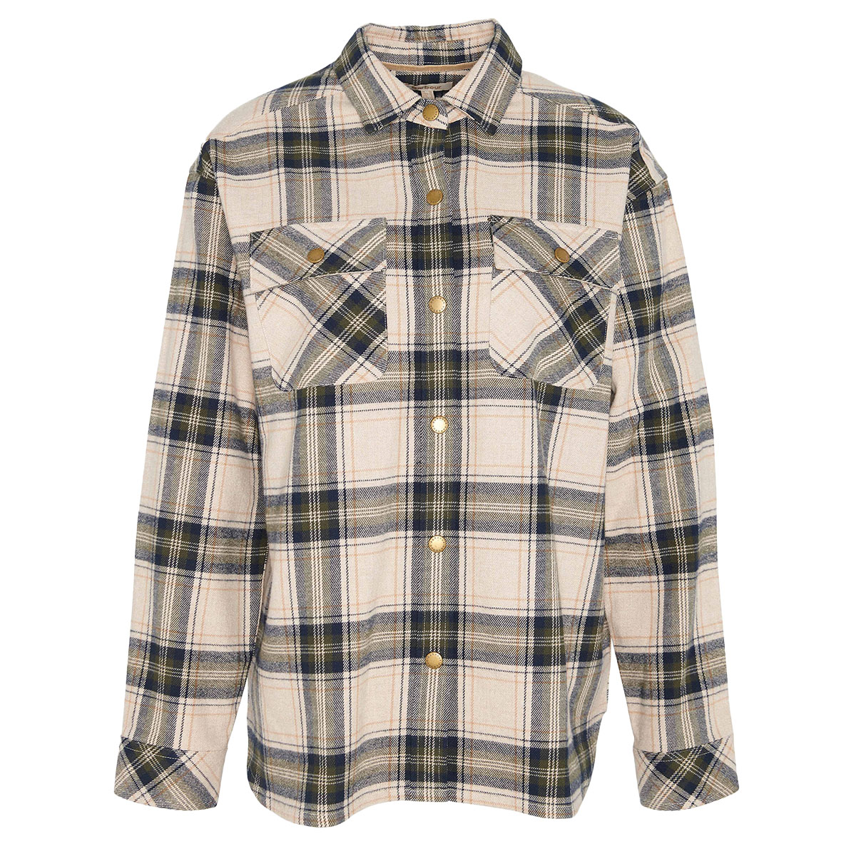 Die Bluse Highfield Sand dune check von Barbour