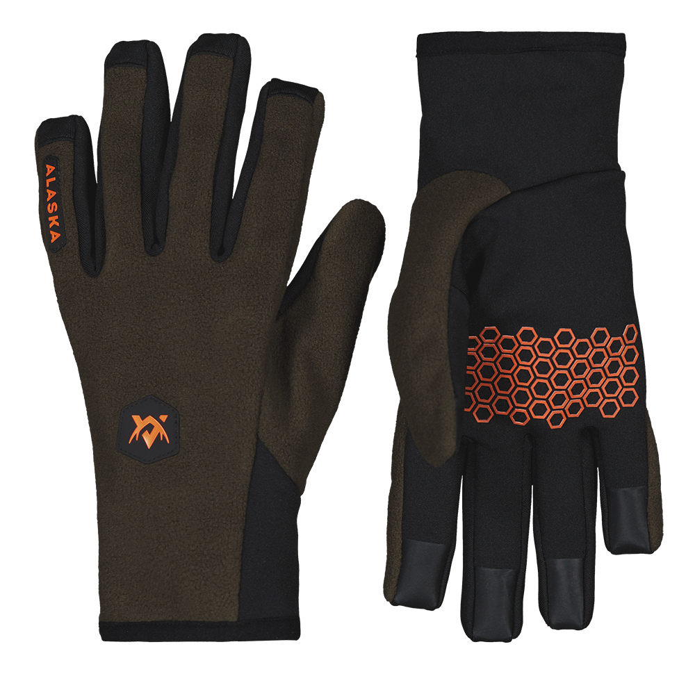 Die Handschuhe Raptor Brown von Alaska Brands