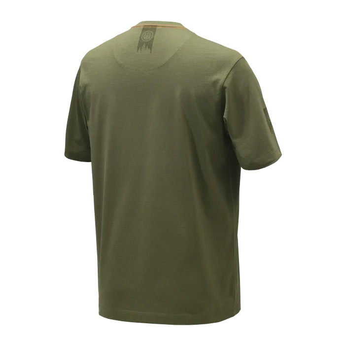 Das T-Shirt Trident Dark Olive von Beretta