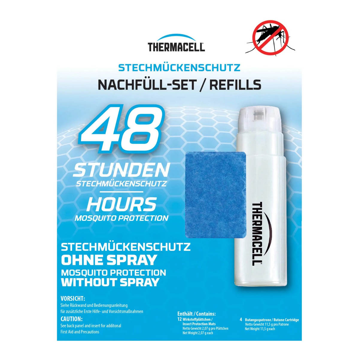 48h Nachfüllpackung R-4  Kompatibel mit Thermacell Handgeräten