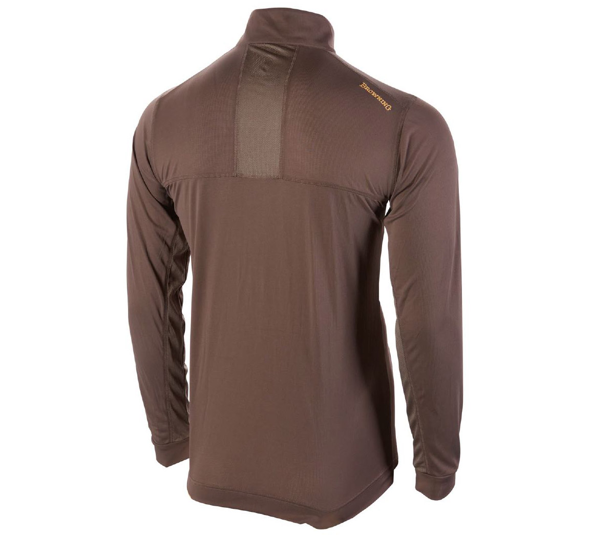 Browning Unterzieh-Shirt Early Season Dark Brown Rückenansicht