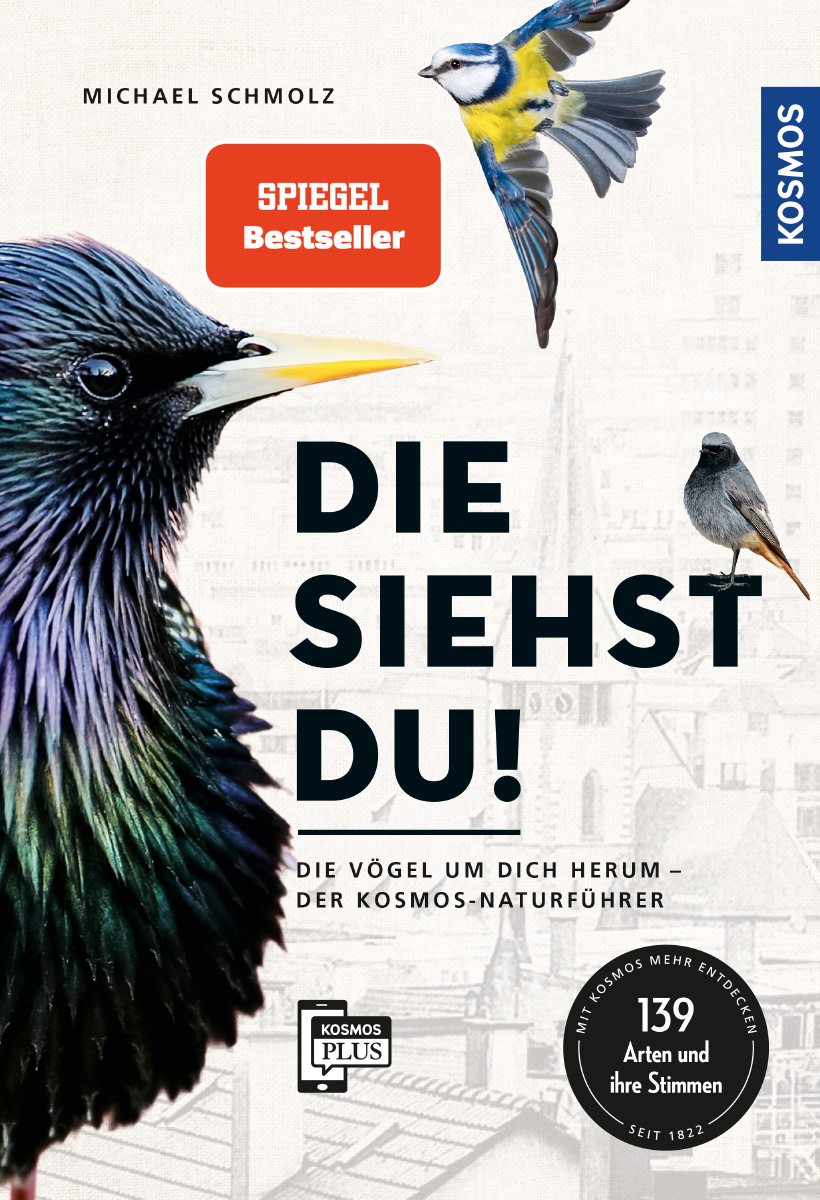 Vögel um dich herum – Der Kosmos Naturführer „Die siehst du!“ von Michael Schmolz 