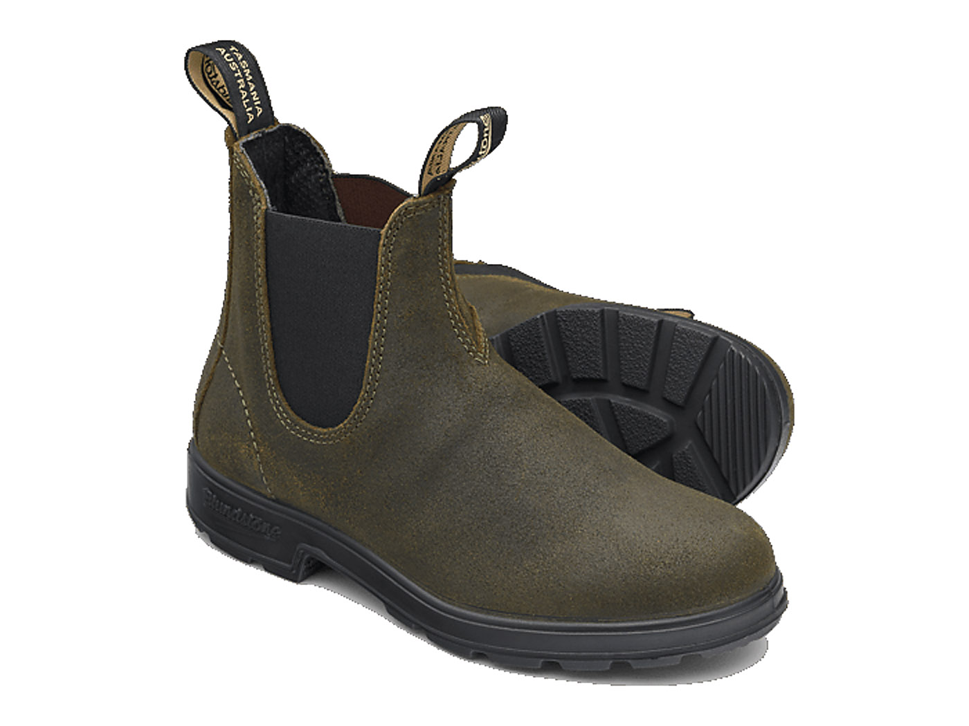 Blundstone Stiefelette 1615  Dark Olive, Rub Suede