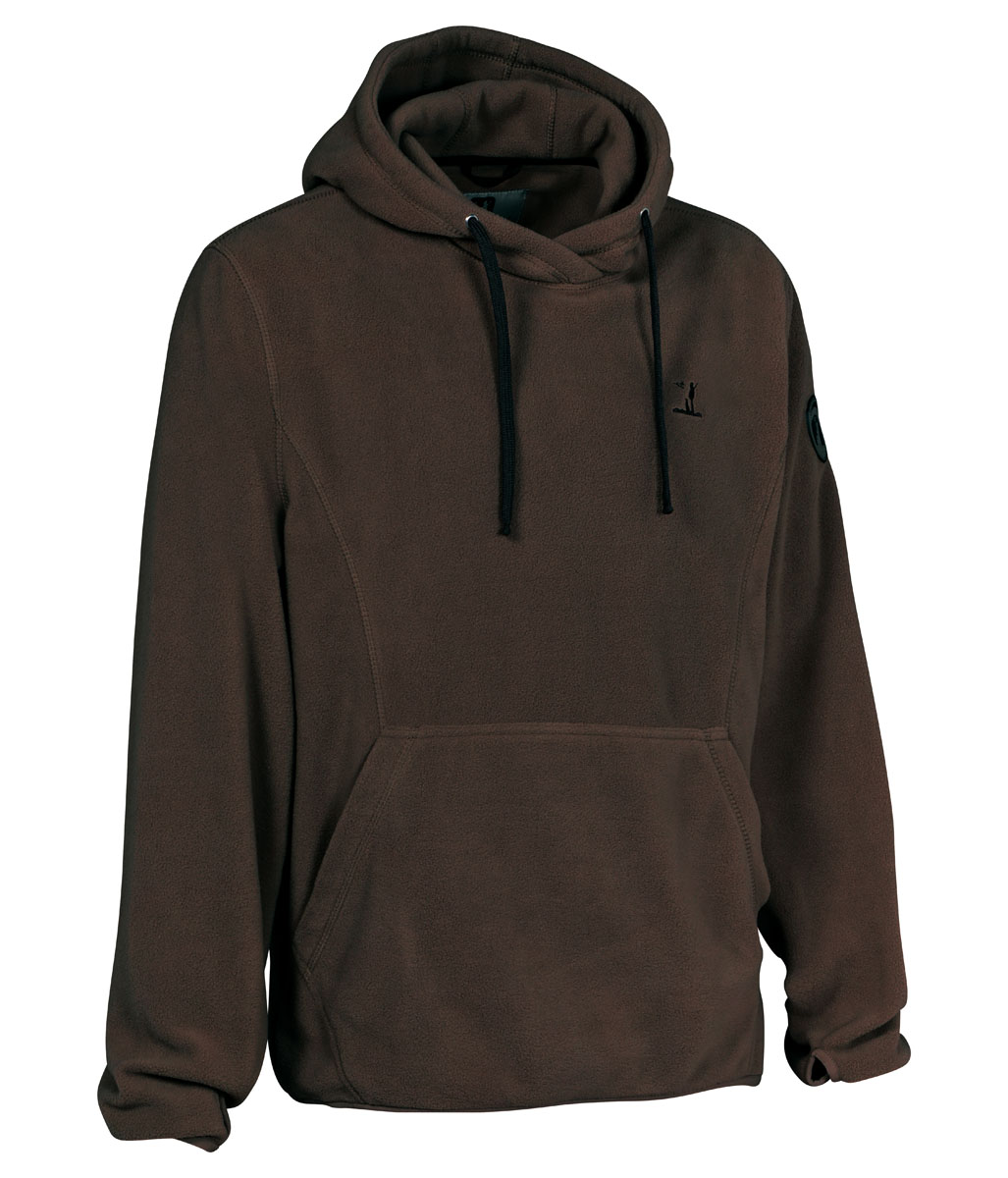 Fleece Hoodie / Sweat-Shirt  Braun