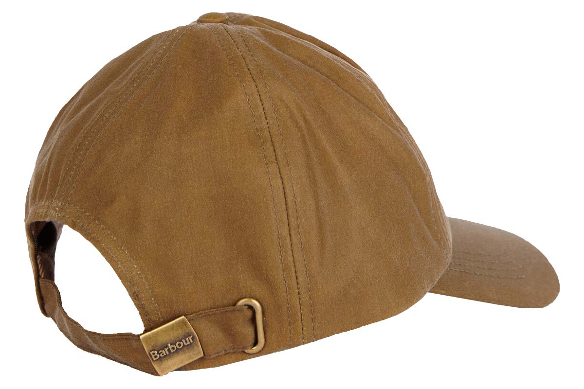 Barbour Basecap Wax Sports Cap schlanke, wasserabweisende gewachste Baumwollcap mit dezentem Logo