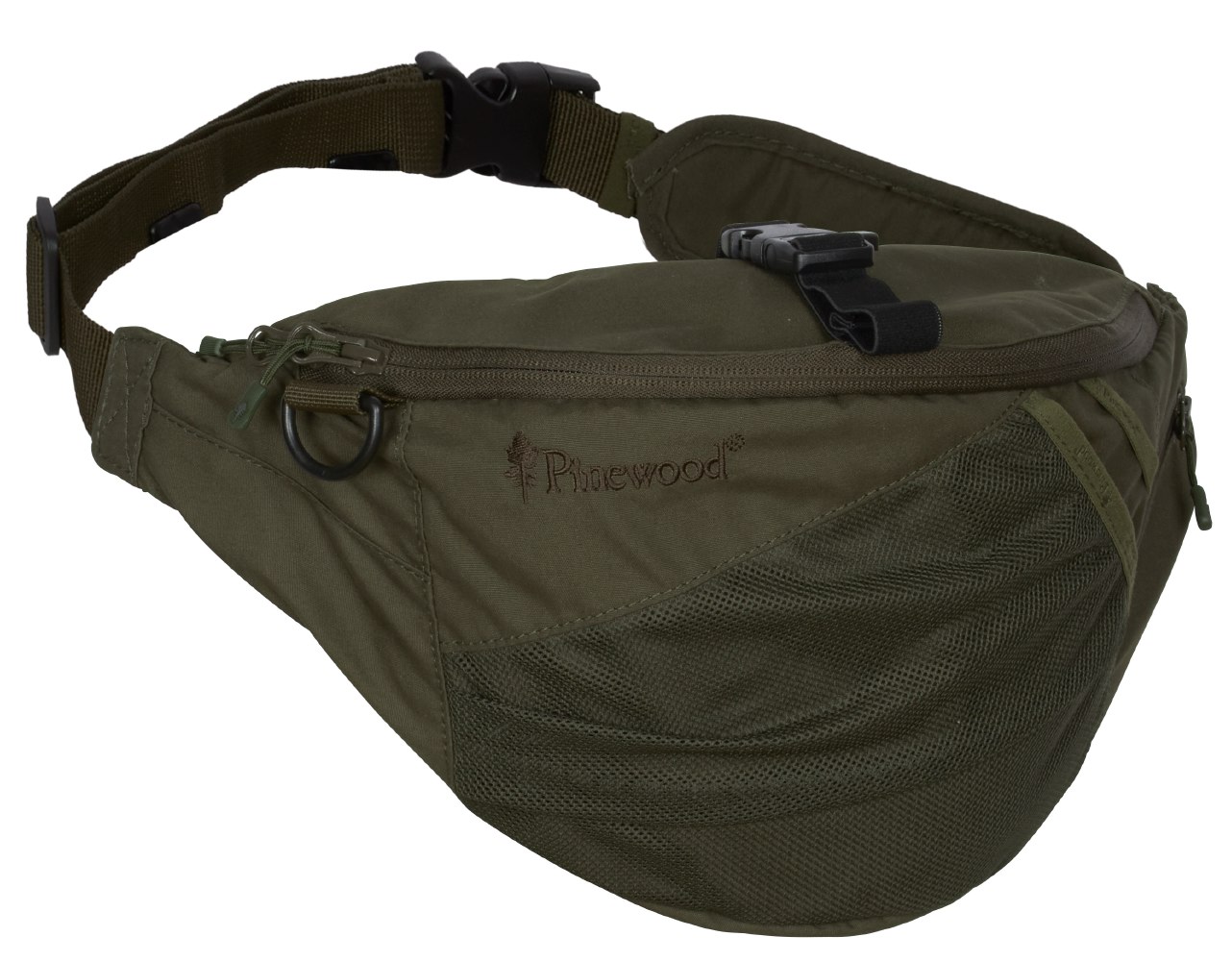 Die Cross Waist Bauchtasche von Pinewood eignet sich dank wasserabweisender Imprägnierung sowohl für den Alltag, als auch diverse Outdoor-Einsätze. 