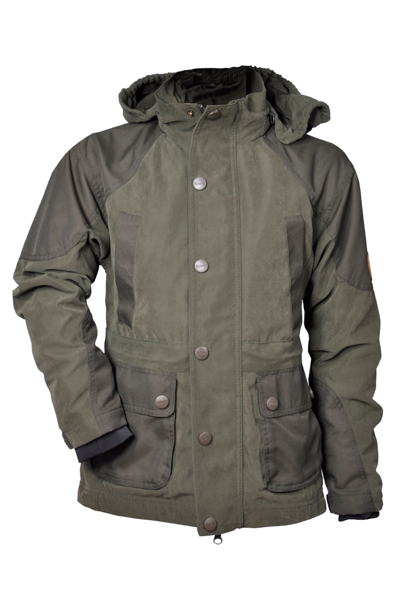 Hubertus Outdoor-Jacke Kinder Outdoor-Jack Leicht, robuste Kinder Outdoor-Jacke aus Miporex Membran in oliv. 