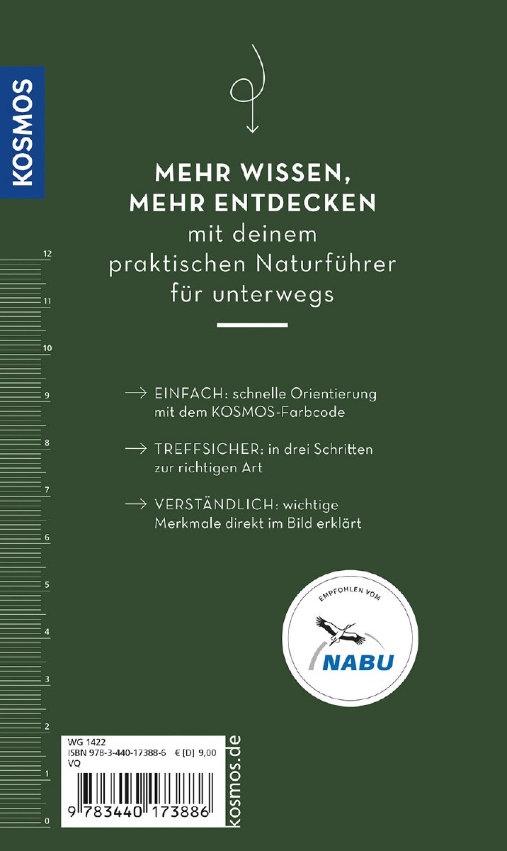 Kosmos Verlag Naturführer Basic Gartenvögel  Naturführer „Basic Gartenvögel“ vom Kosmos Verlag mit einfach Bestimmungshilfen rückseite