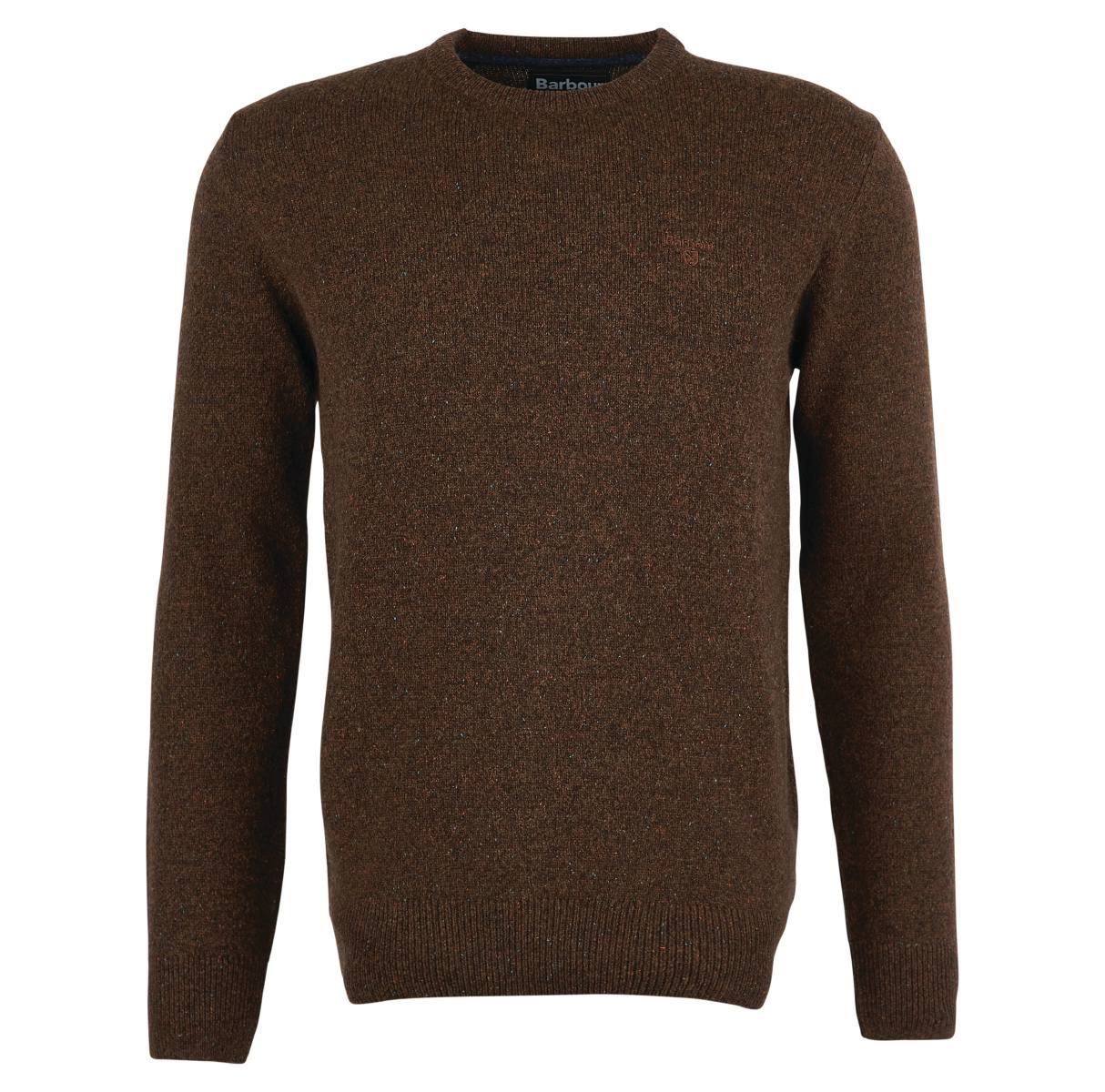 Der Pullover Essential Tisbury Crew Stone von Barbour