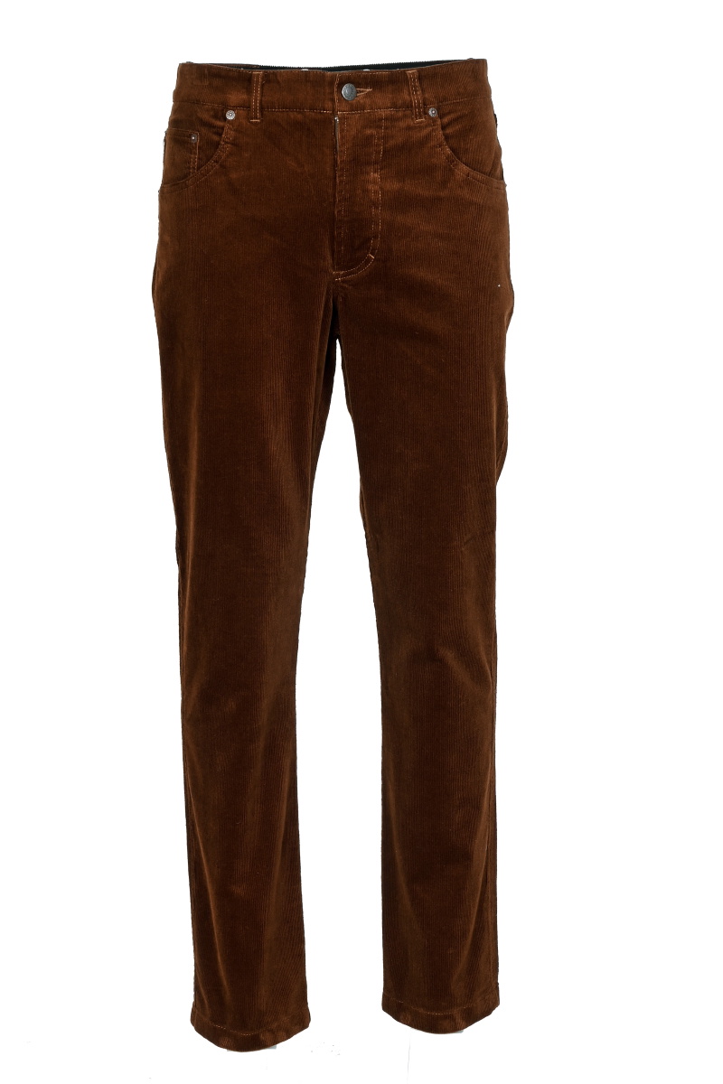 Cordhose m. Stretch  Cognac