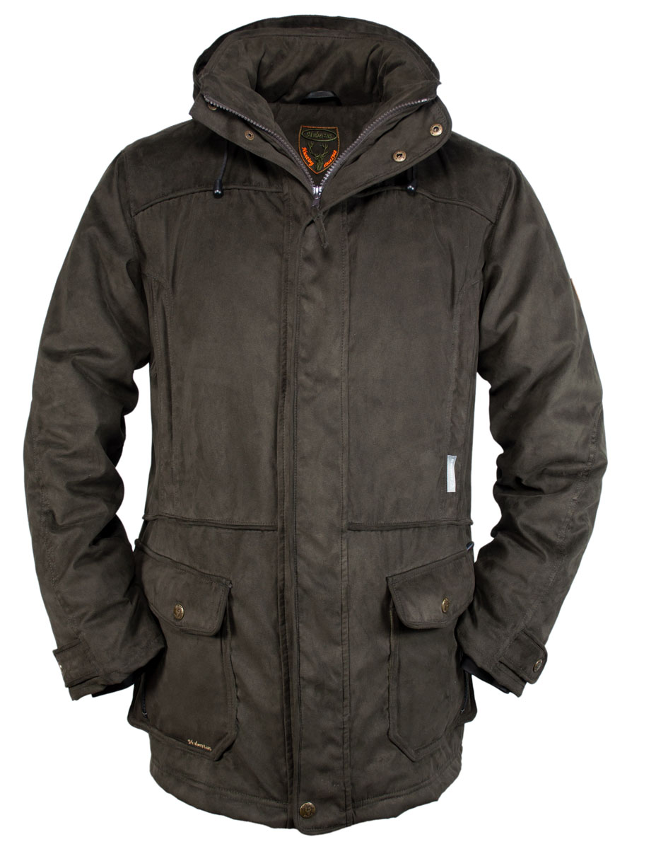 Hubertus Jacke Climashield Schwarzwald, Olive-Braun