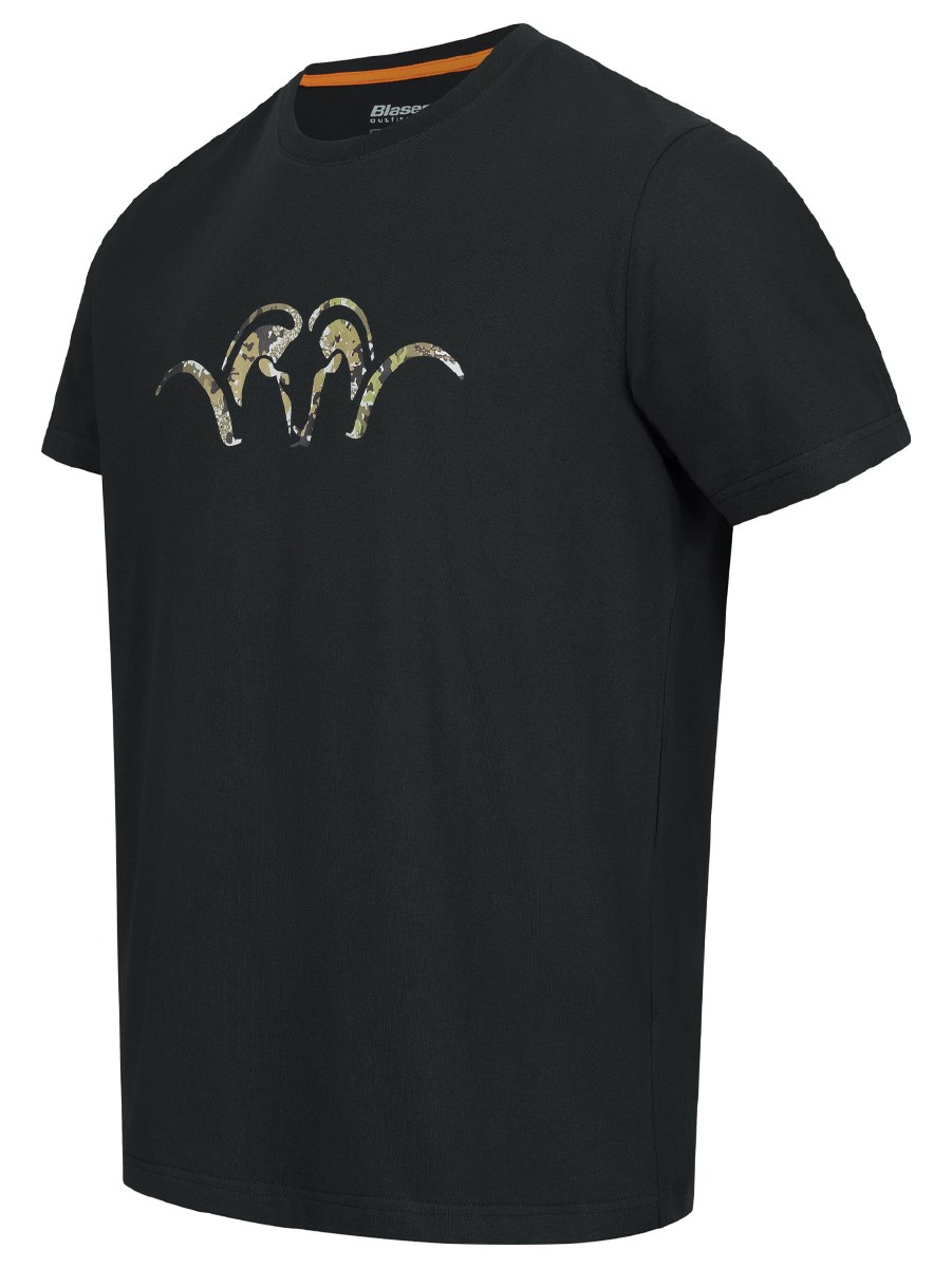 Blaser T-Shirt T-Shirt Argali Blaser T-Shirt aus 100% Baumwolle mit Rundhalsausschnitt und Argali-Druck