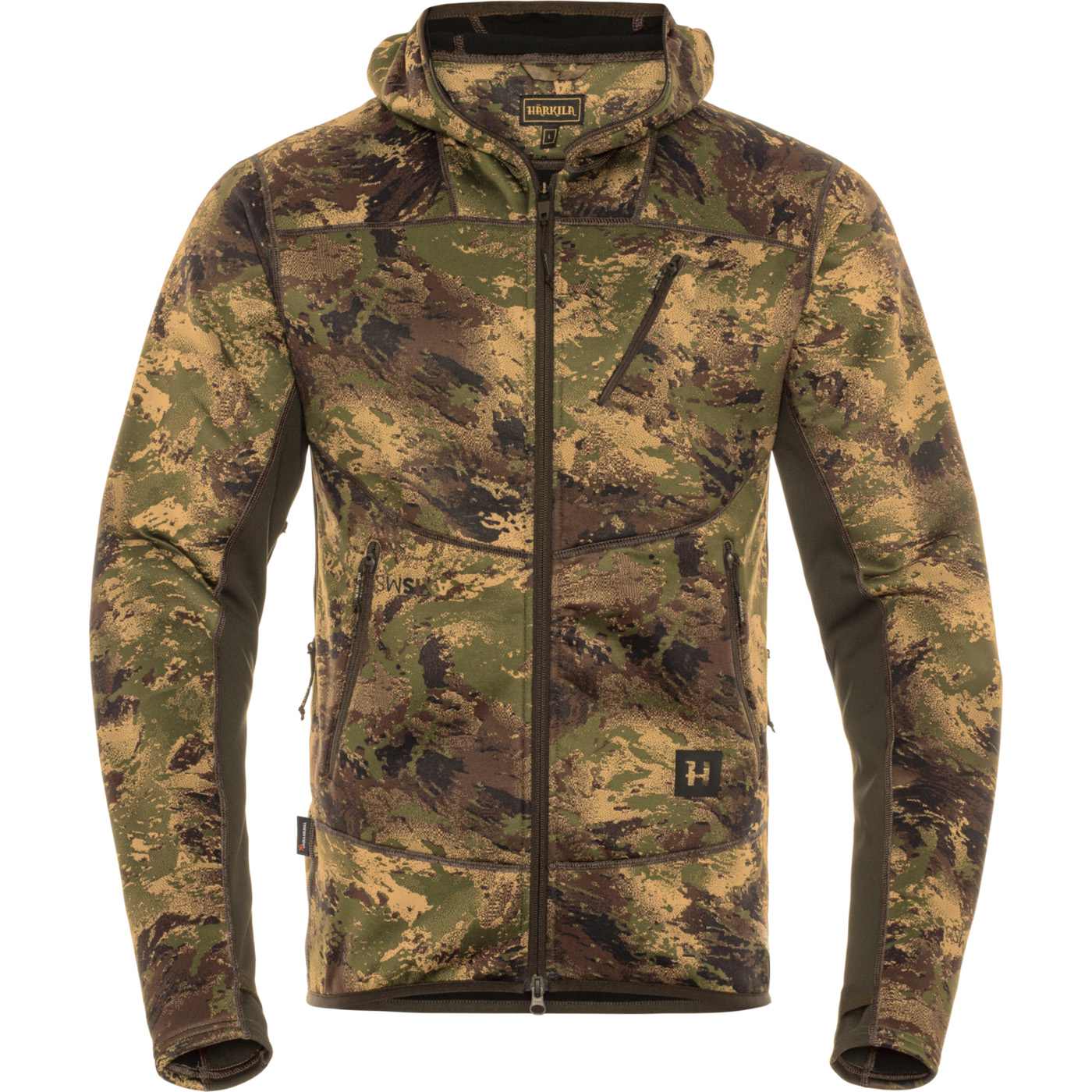 Härkila Fleece Hoodie Deer Stalker Camo Axis MSP Forestfür die Pirsch im Frühjahr oder Herbst