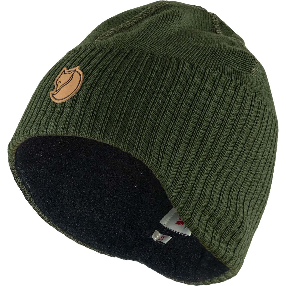 Fjäll Räven  Rippstrick-Mütze Keb Stormblocker Beanie  Helmtaugliche, winddichte Rippstick-Mütze aus einer Woll-Polyestermischung.