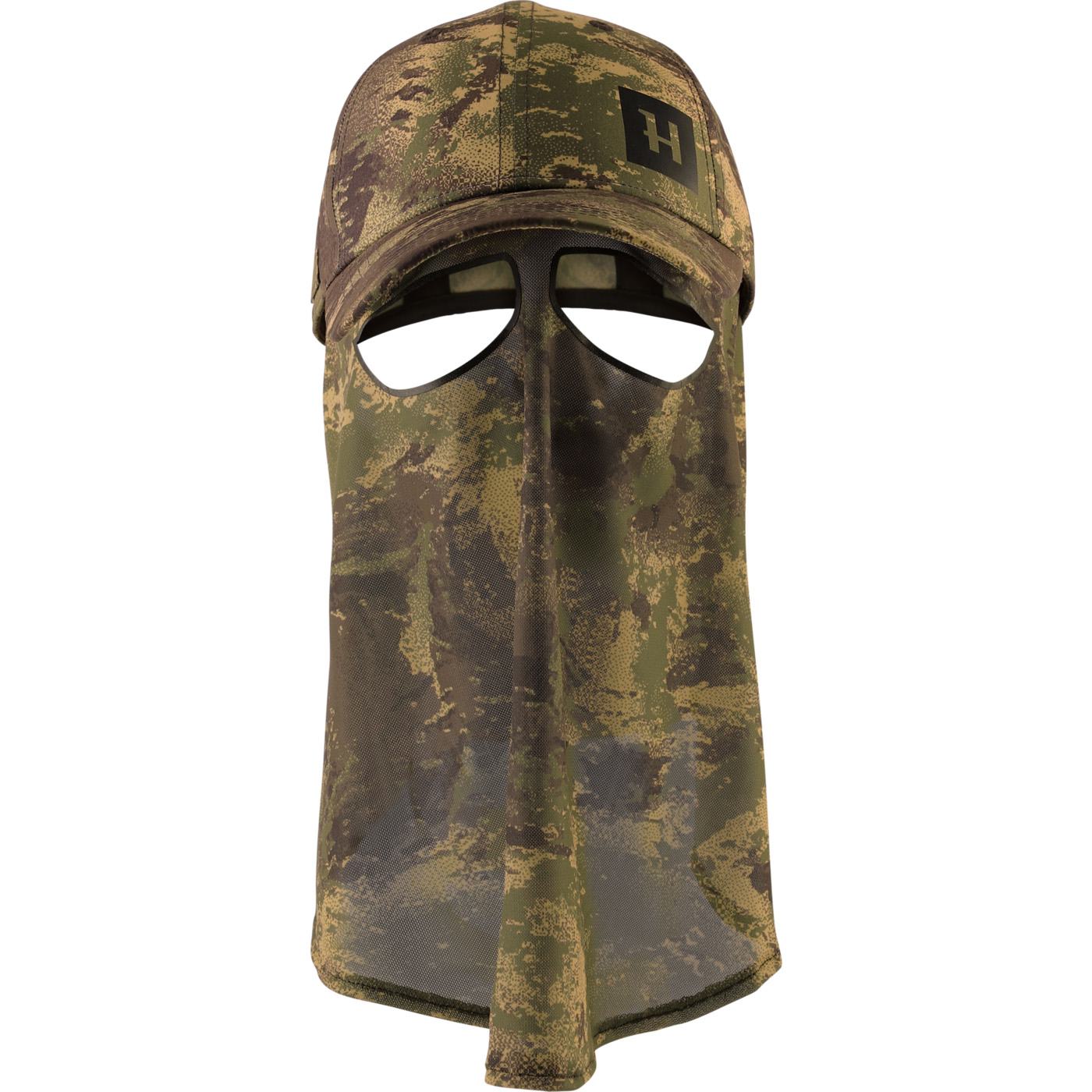 Härkila Cap mit Tarnnetz Deer Stalker in der Farbe Camo