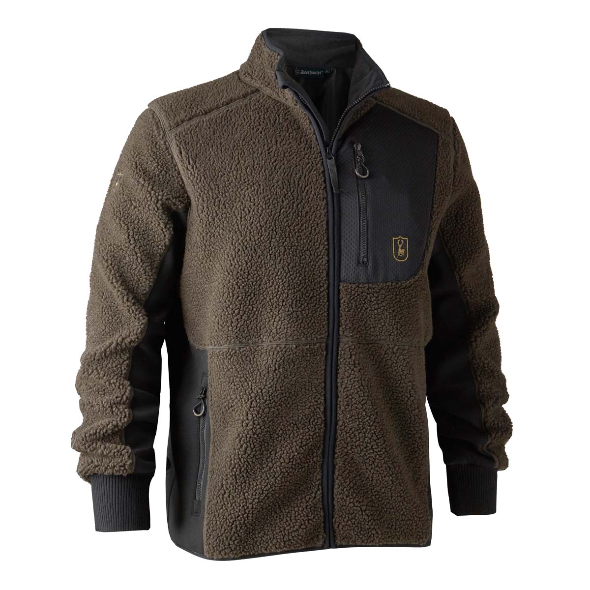 Deerhunter Faserpelzjacke Rogaland  Chocolate brown angenehme Passform