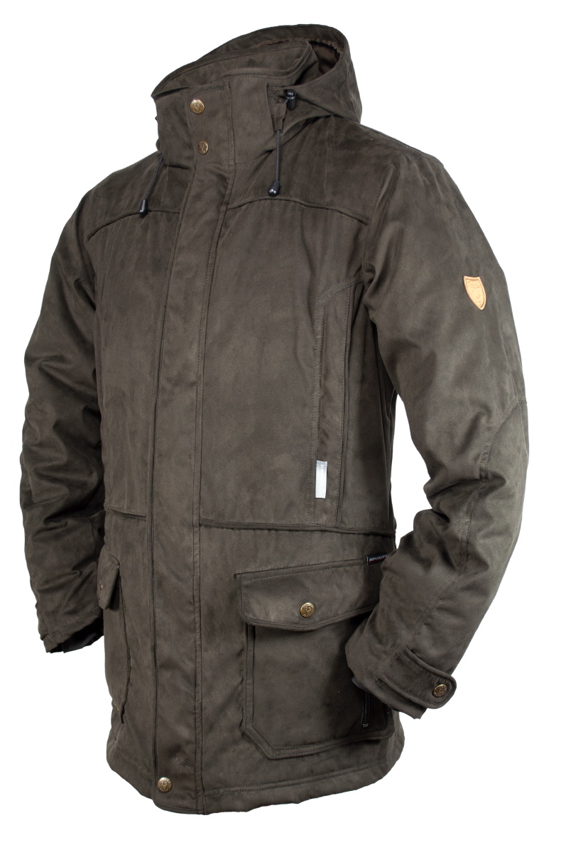 Hubertus Jacke Climashield Schwarzwald, Olive-Braun