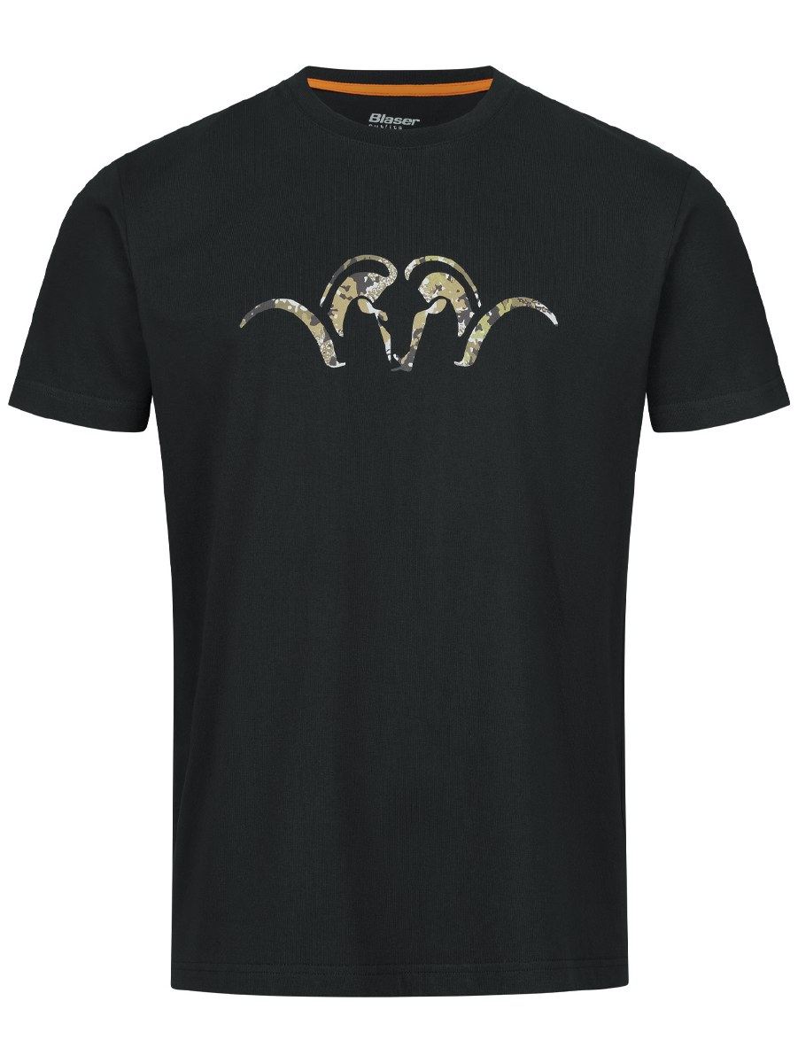 Blaser T-Shirt T-Shirt Argali Blaser T-Shirt aus 100% Baumwolle mit Rundhalsausschnitt und Argali-Druck