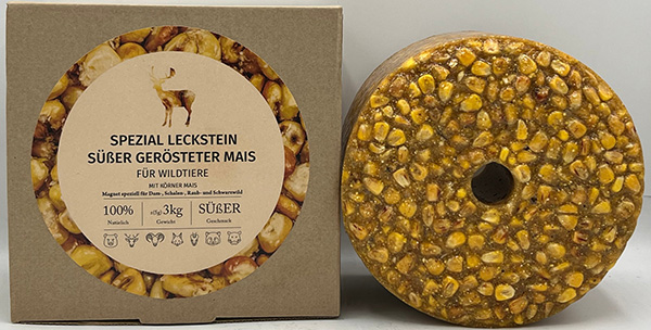 Spezial Leckstein  Gerösteter Mais 3 kg