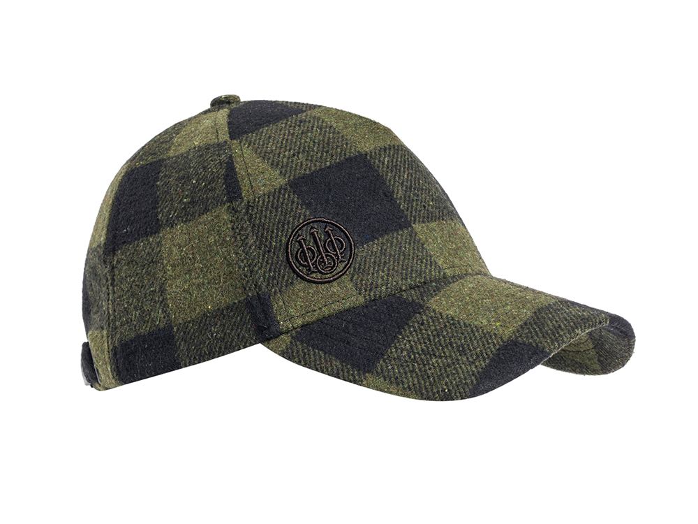 Cap Lodge Checkered  Green Moss Check