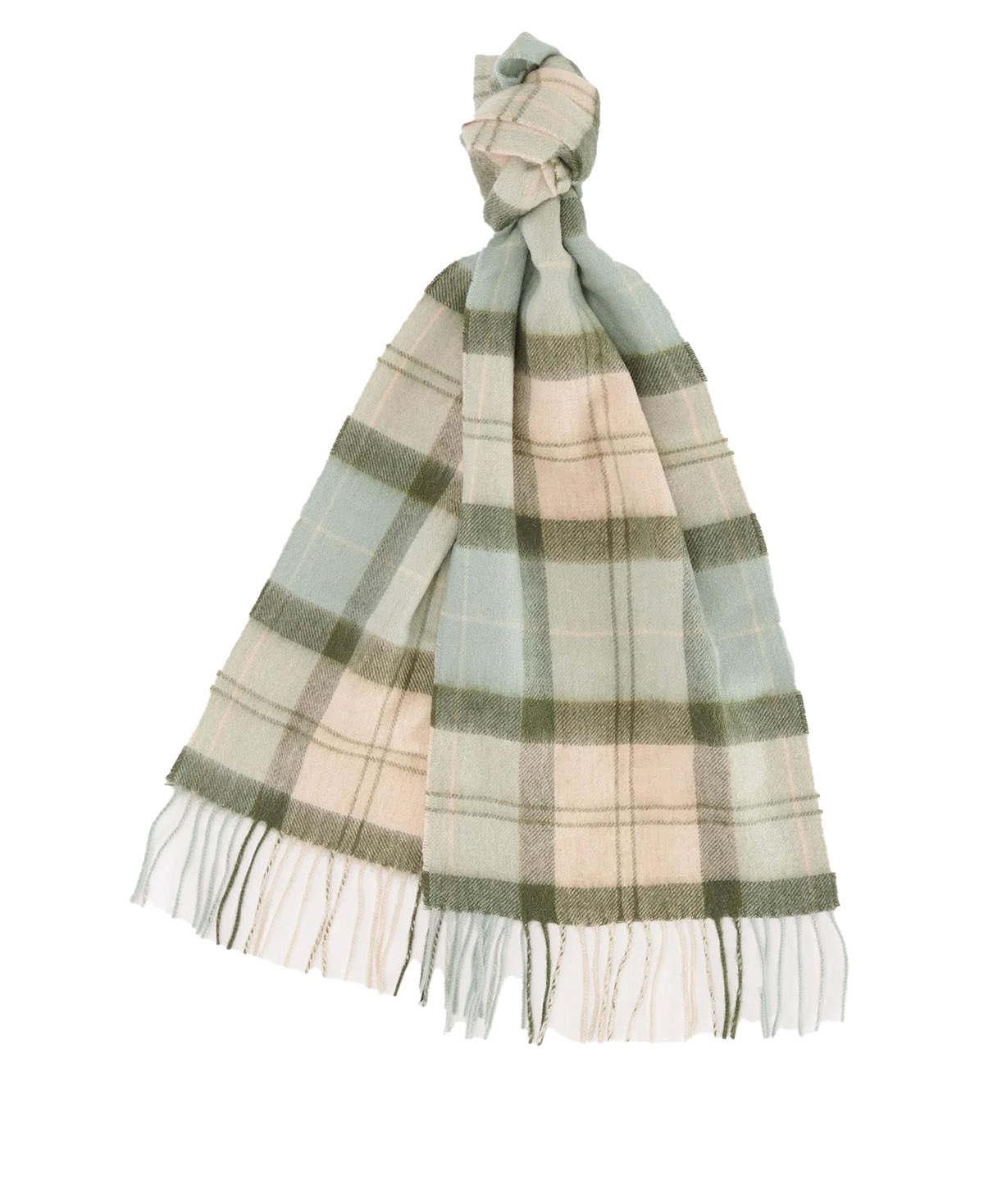 Schal Tartan  Soft mint