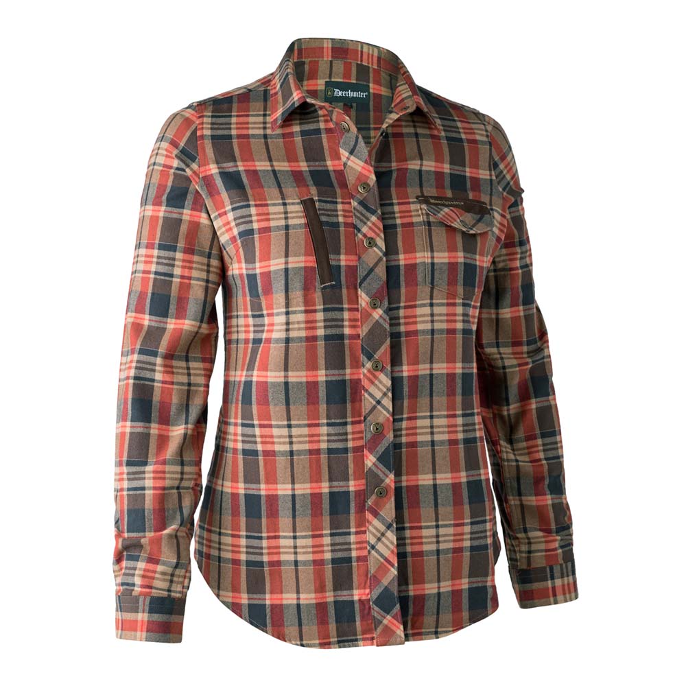 Bluse Athena  Orange Check